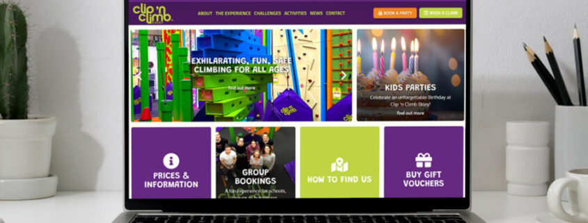 Website Design for Climbing Wall